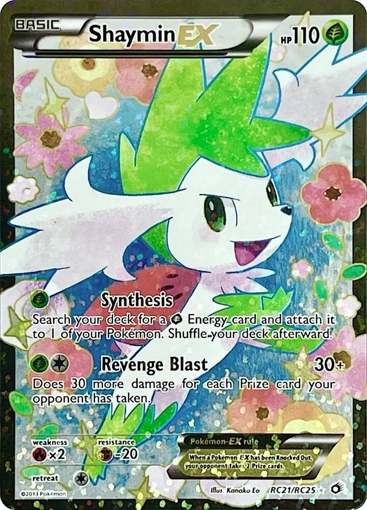 Shaymin EX (Full Art) card front
