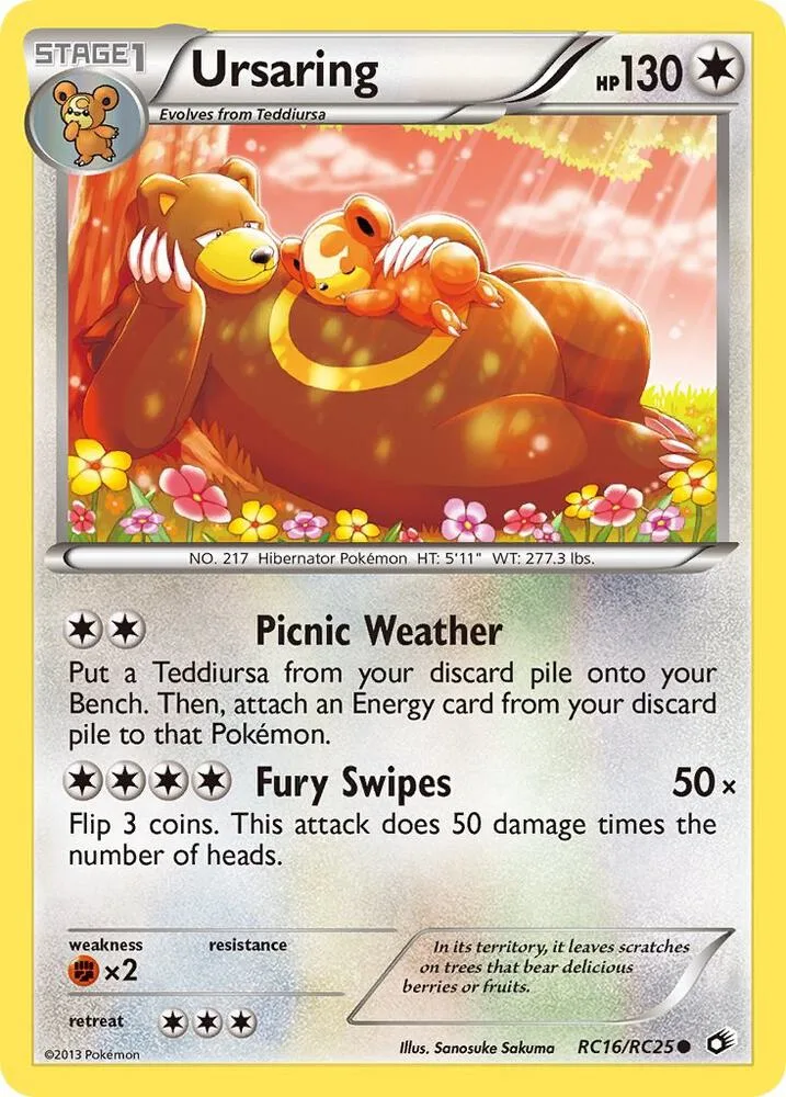 Ursaring card front