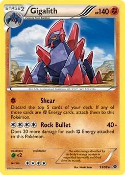 Gigalith Cracked Ice Holo card