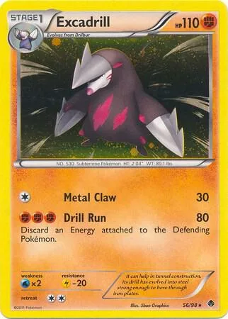 Excadrill Cosmos Holo card