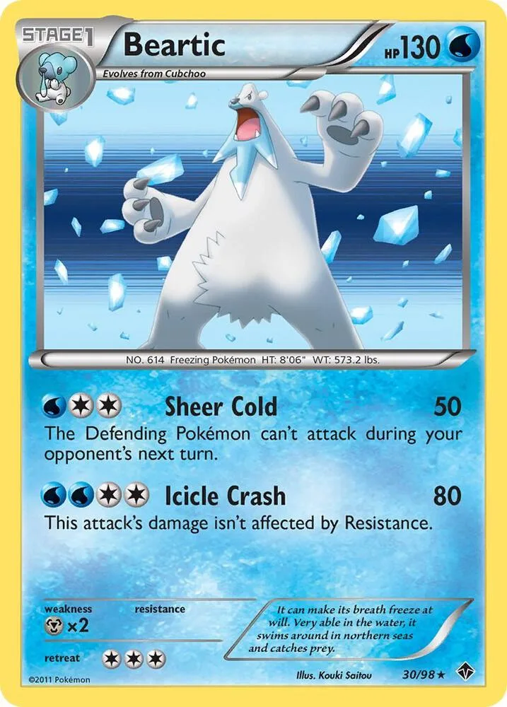 Beartic card front