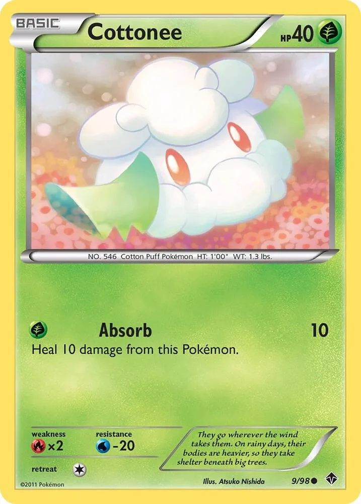 Cottonee card front