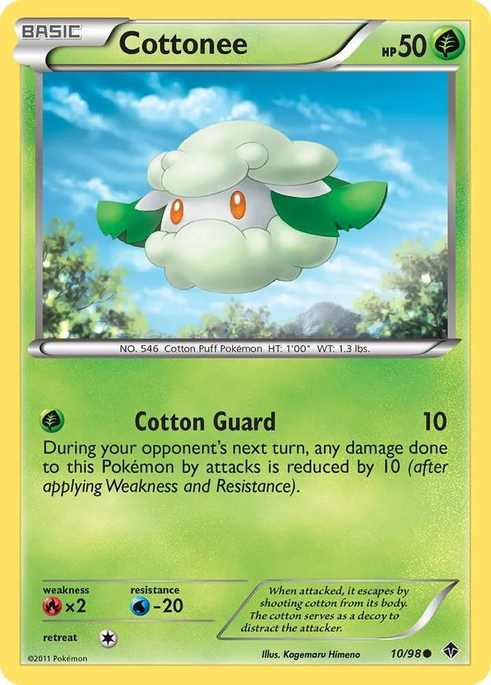 Cottonee card front