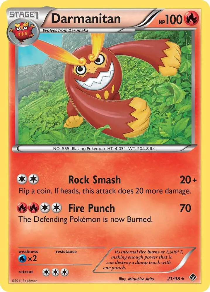 Darmanitan card front