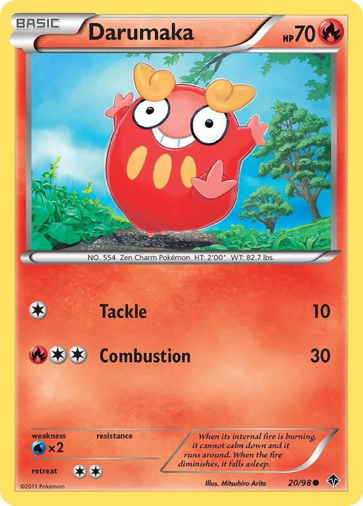 Darumaka card front