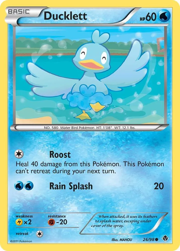 Ducklett card front