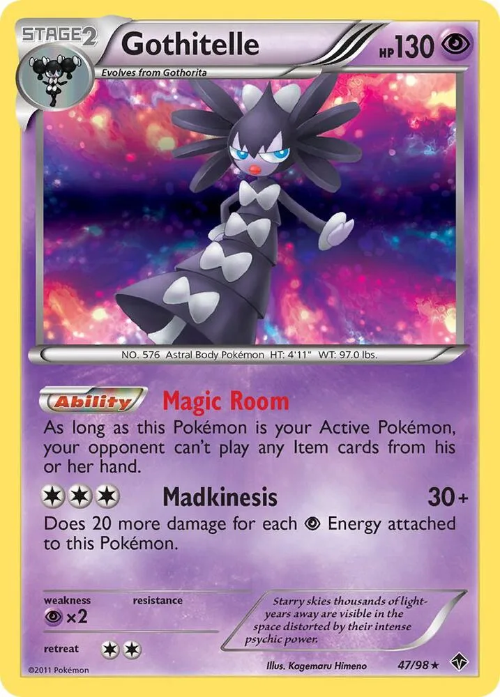 Gothitelle card front