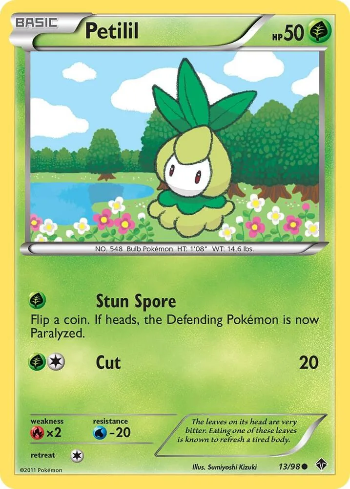 Petilil card front