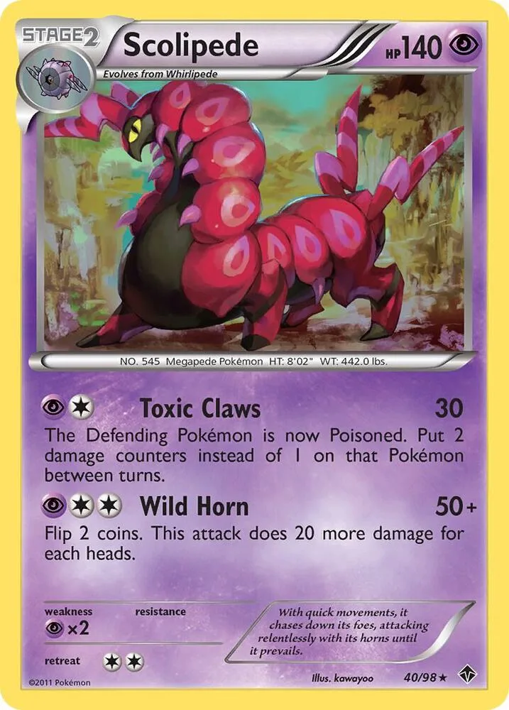 Scolipede card front