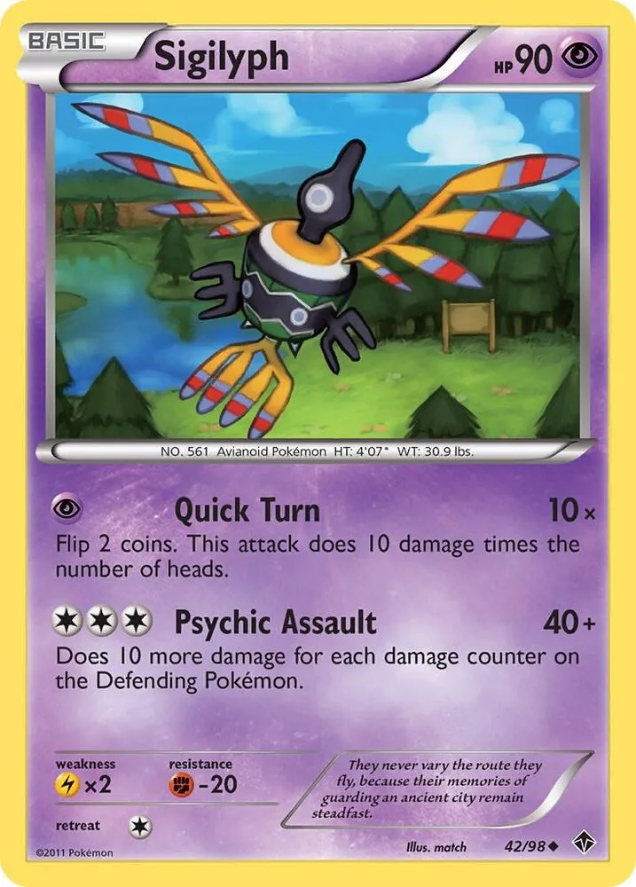 Sigilyph card front