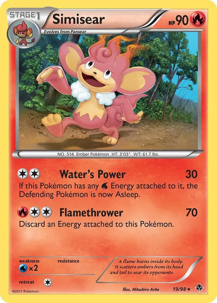 Simisear card front