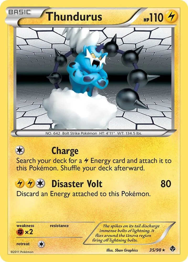 Thundurus card front