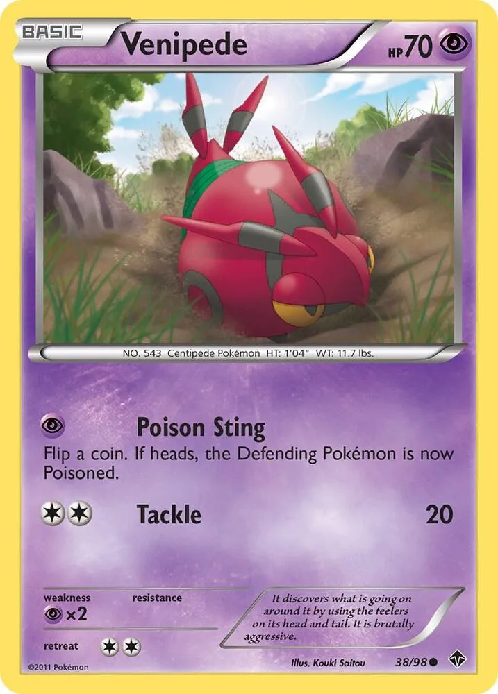 Venipede card front