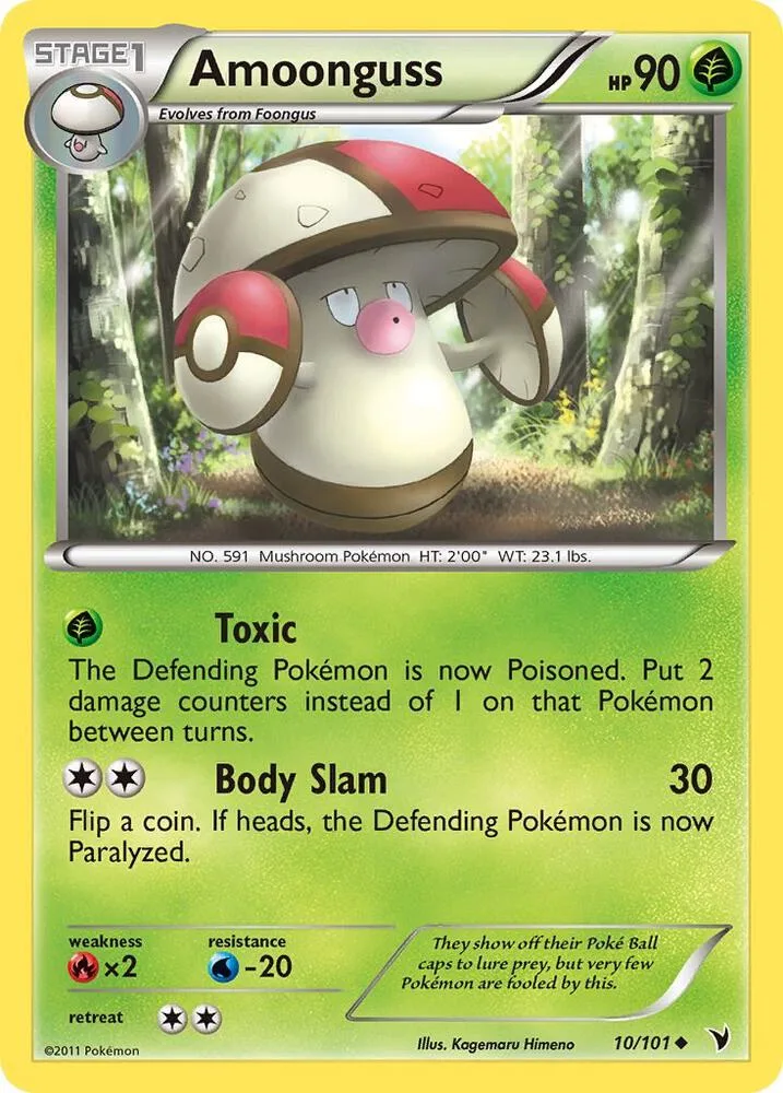 Amoonguss card front