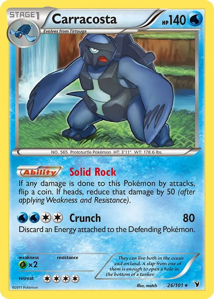 Carracosta card front