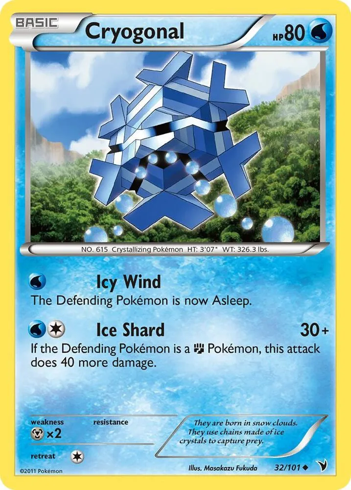 Cryogonal card front