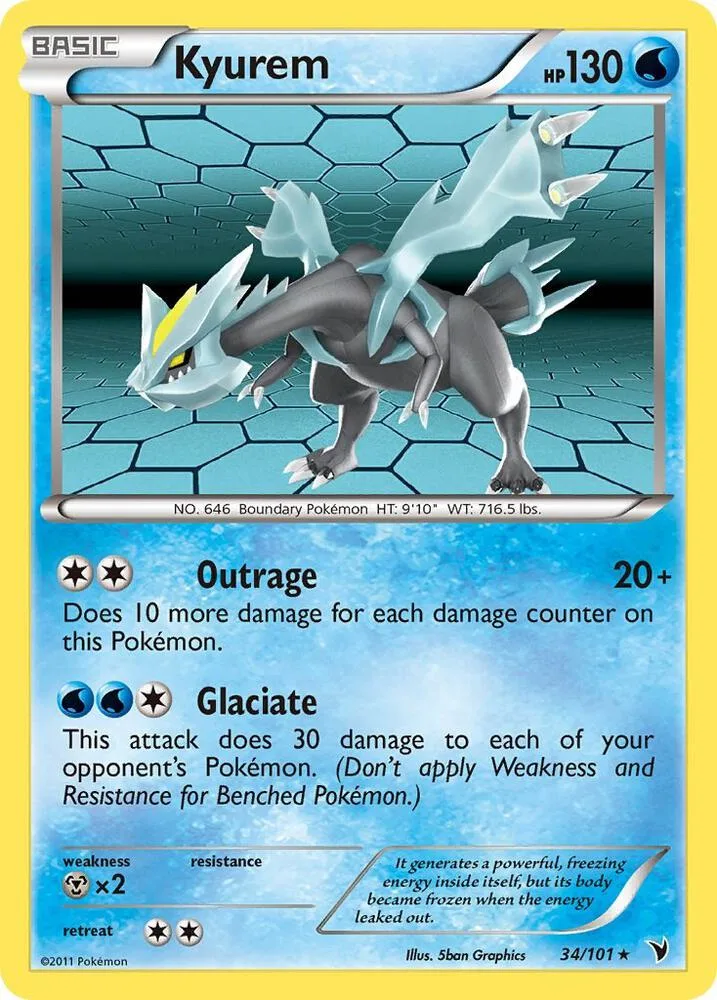 Kyurem card front