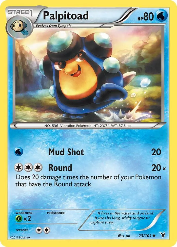 Palpitoad card front