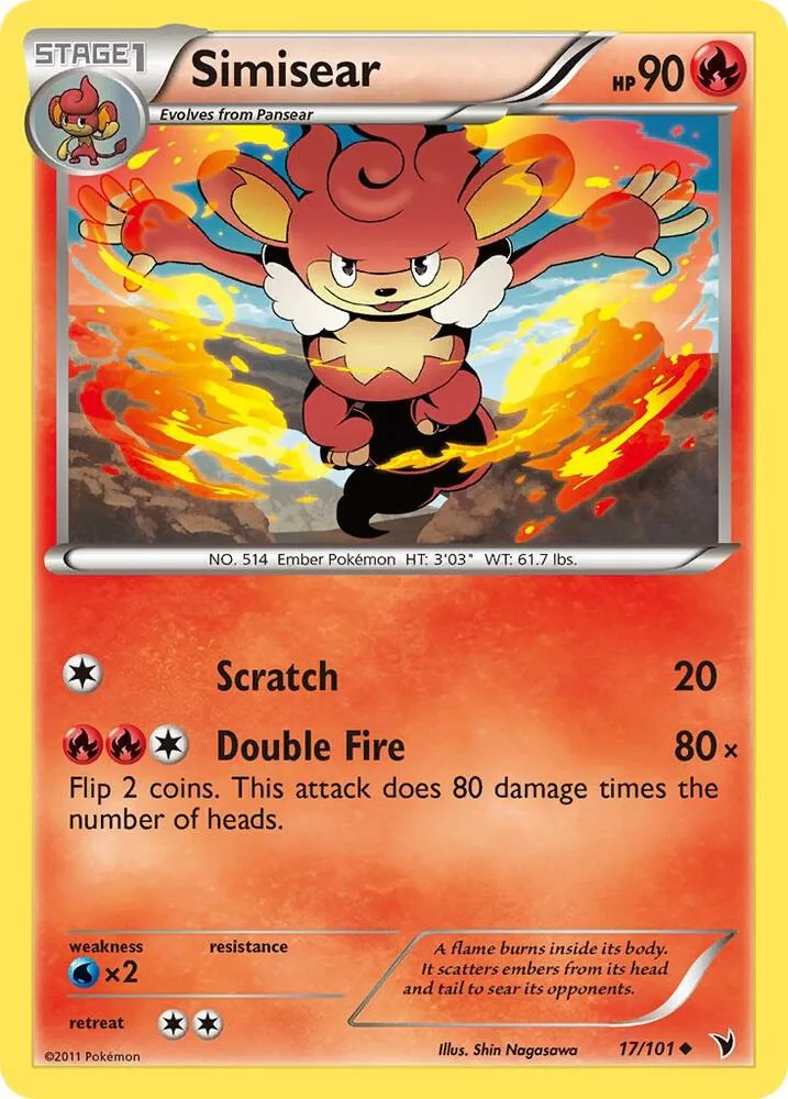 Simisear card front