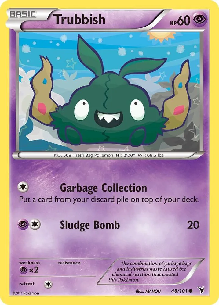 Trubbish card front