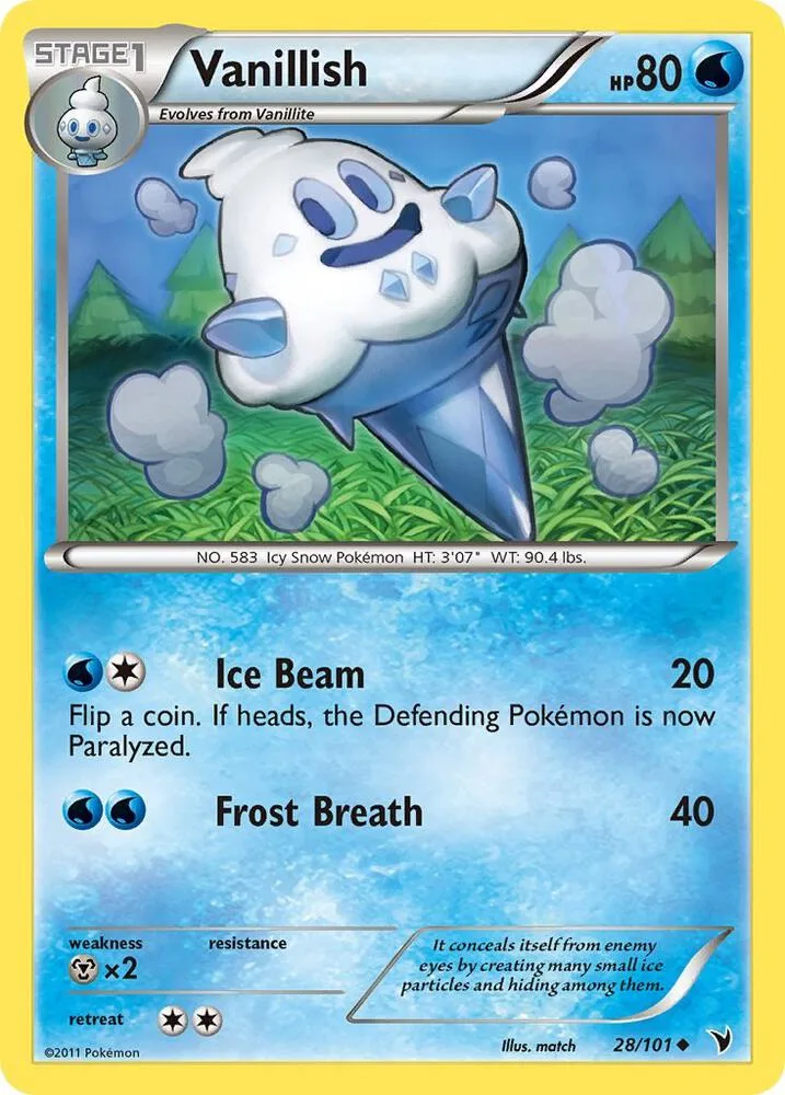 Vanillish card front