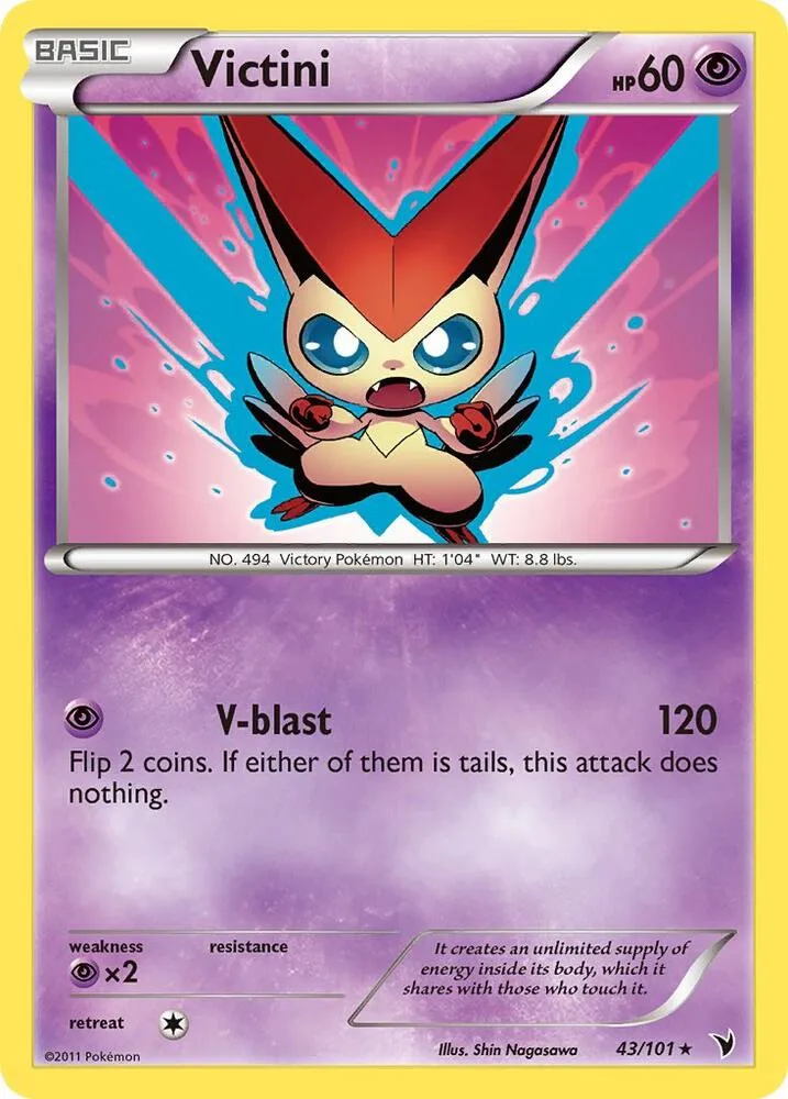 Victini card front
