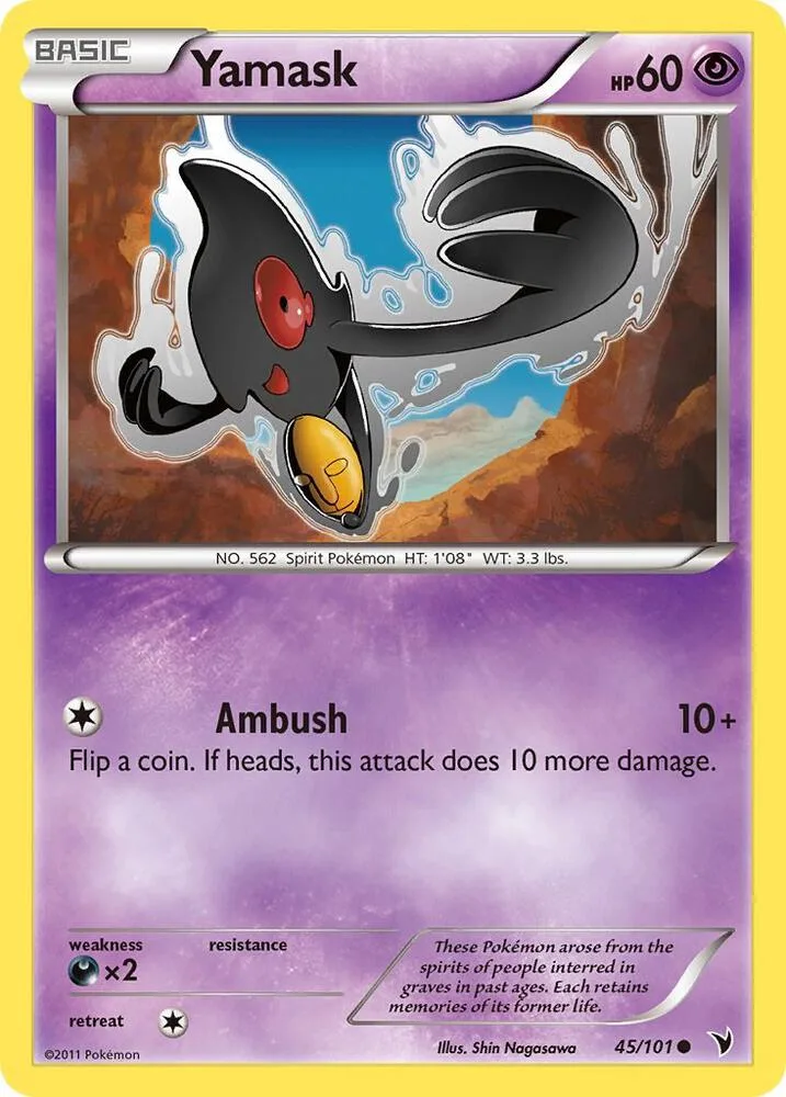 Yamask card front