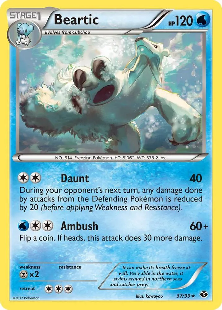 Beartic card front