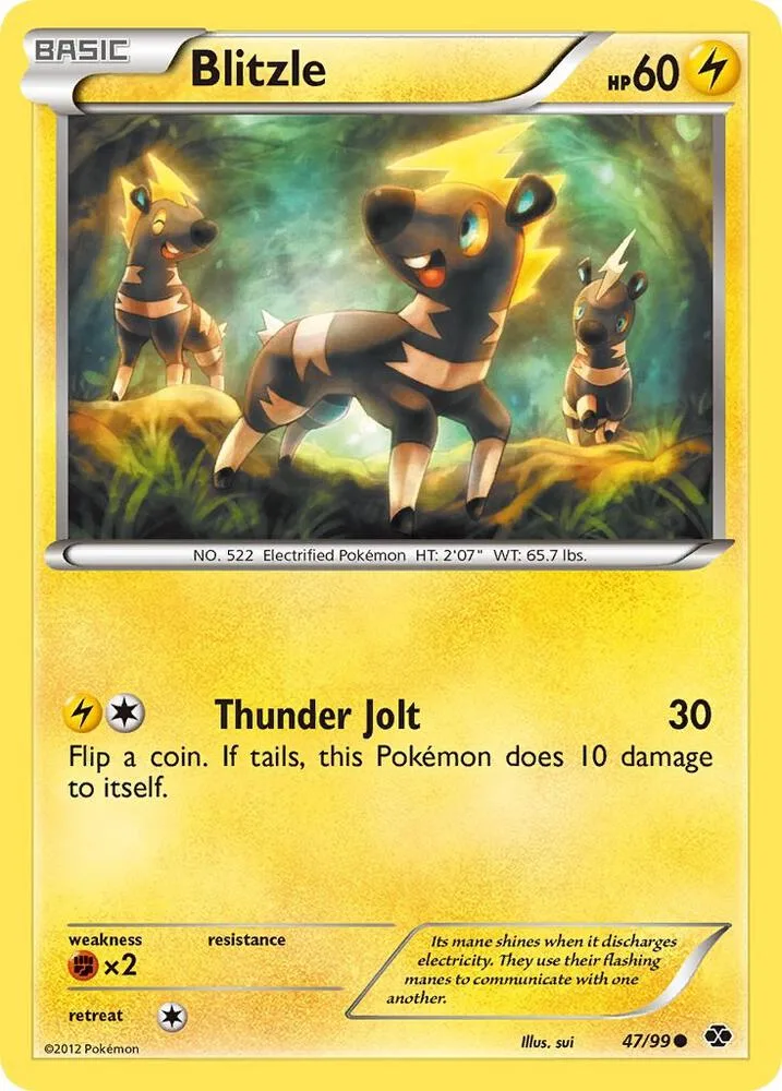 Blitzle card front