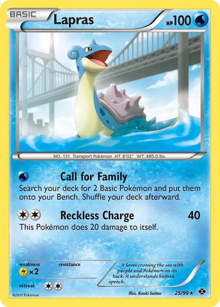 Lapras card front