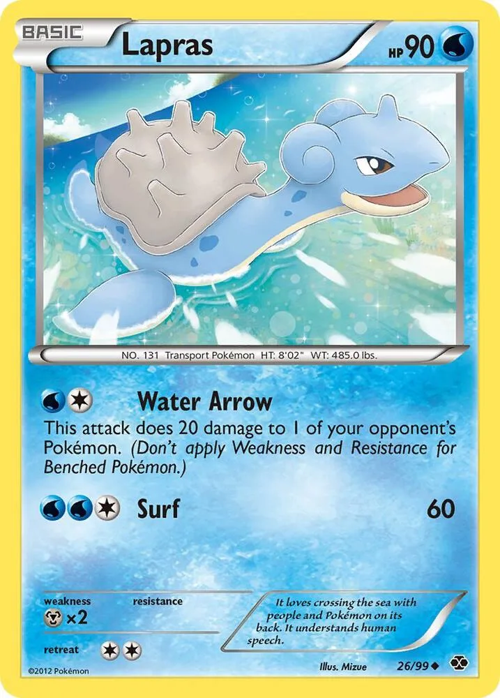 Lapras card front