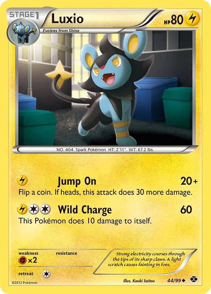 Luxio card front