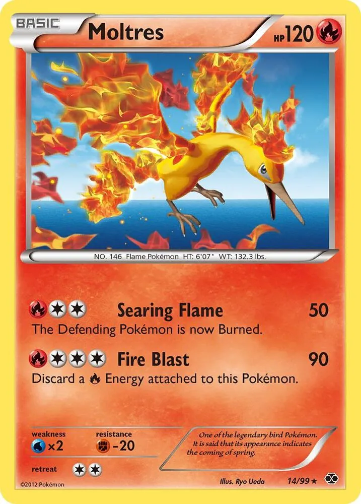 Moltres card front