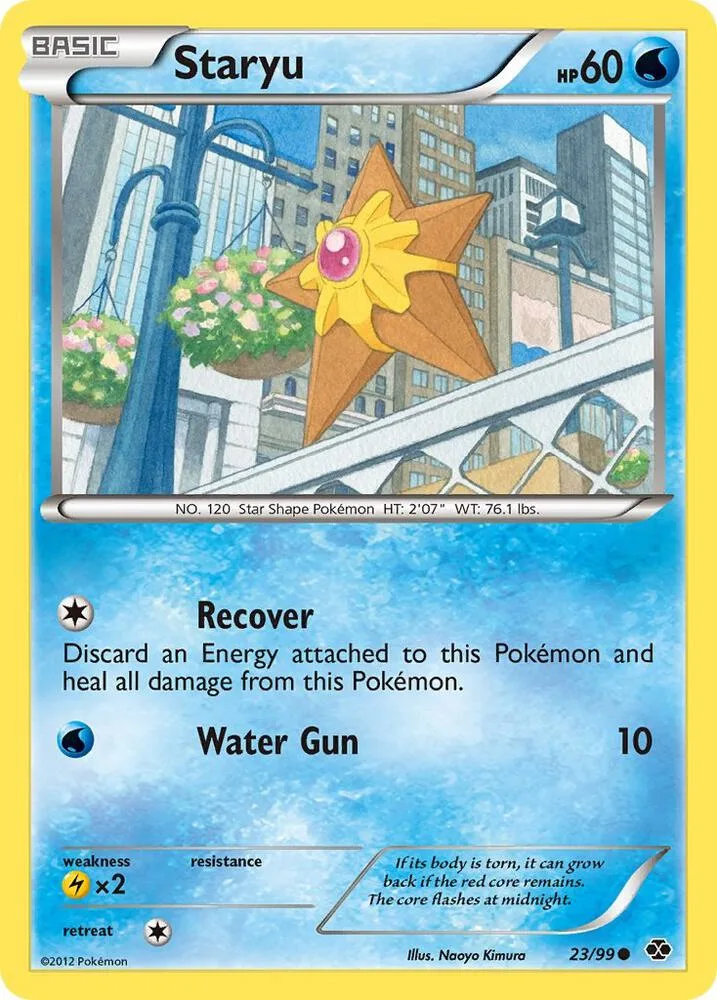 Staryu card front
