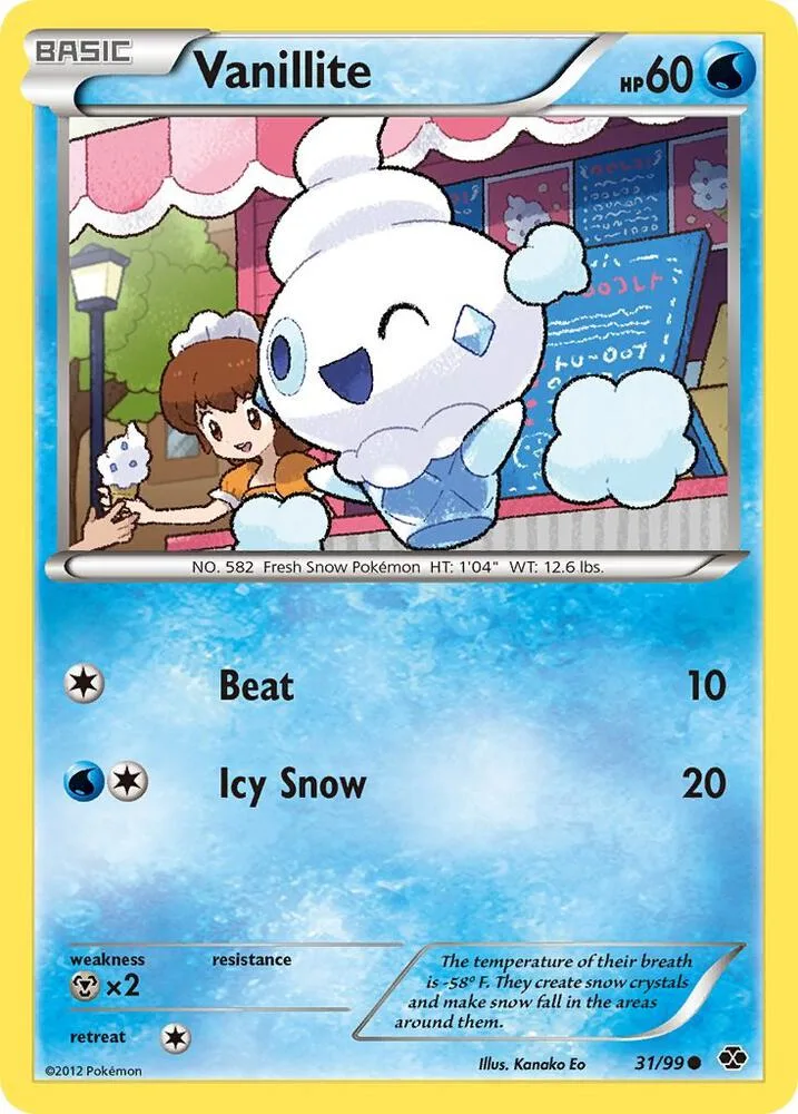 Vanillite card front