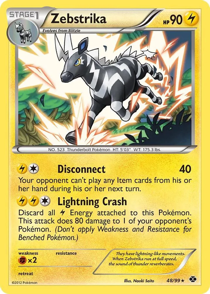 Zebstrika card front