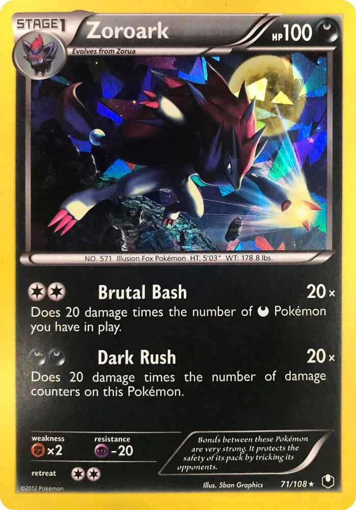 Zoroark (Cracked Ice Holo) thumbnail