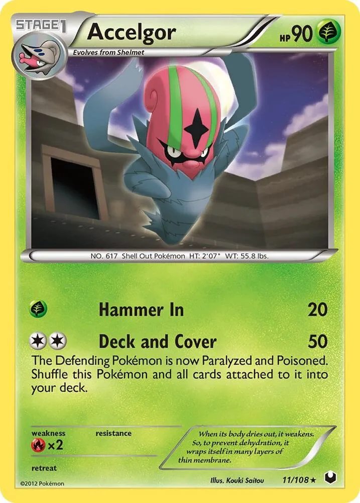 Accelgor card front