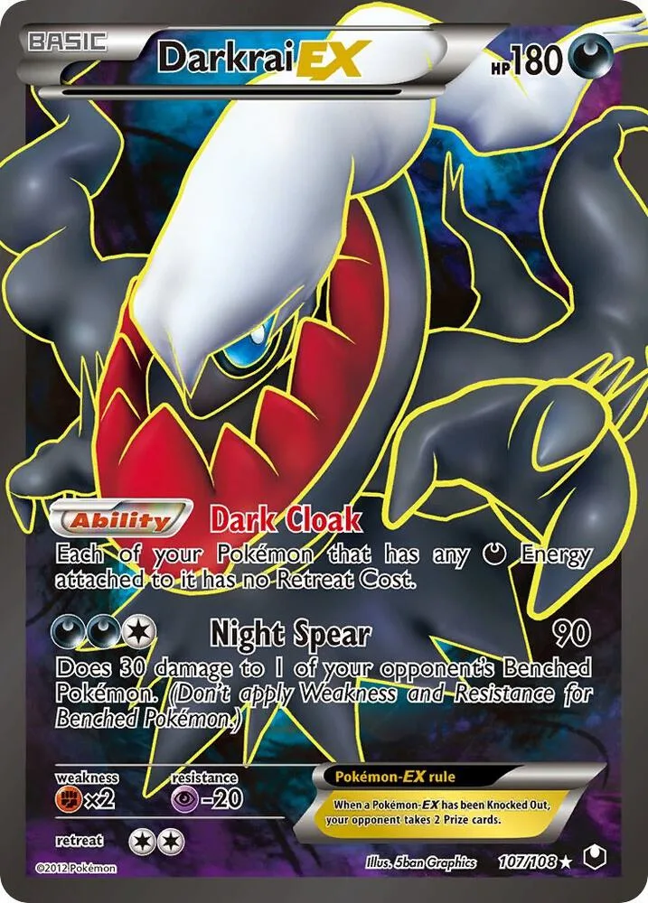 Darkrai EX (107 Full Art) Holofoil card