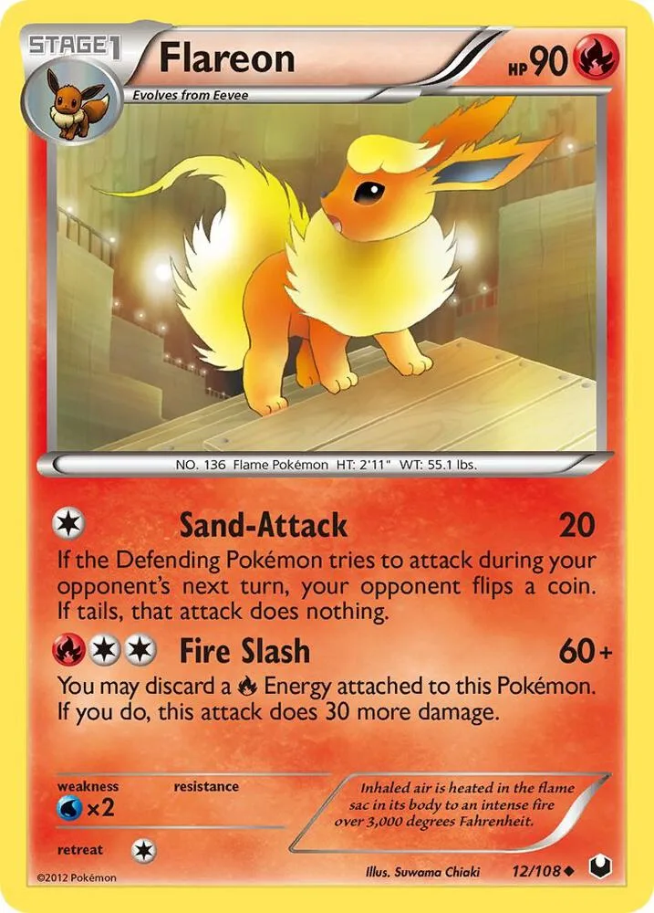 Flareon card front