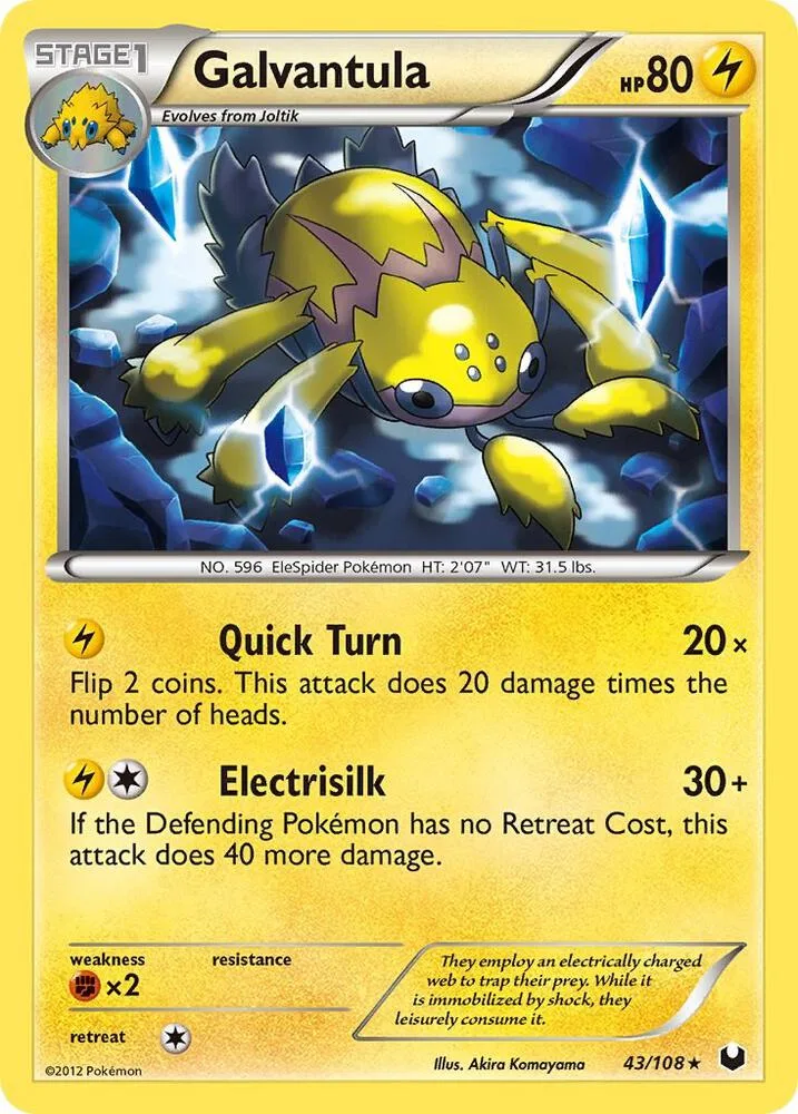 Galvantula card front
