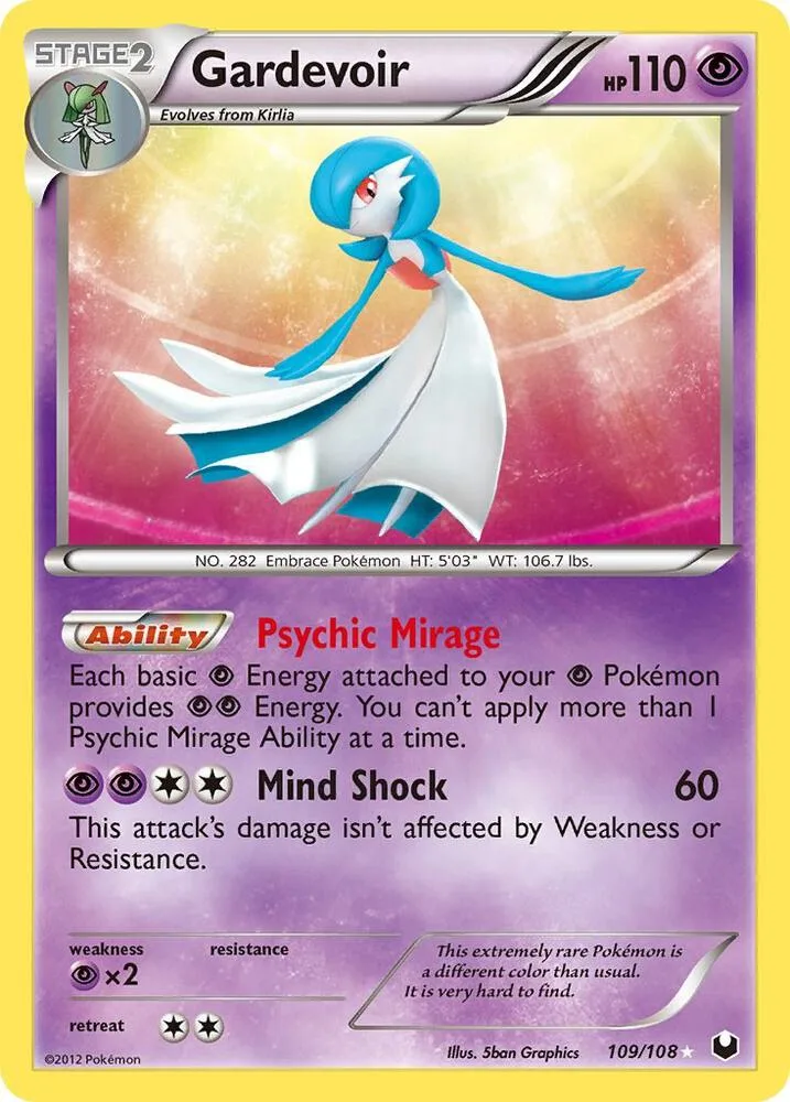 Gardevoir Holofoil card