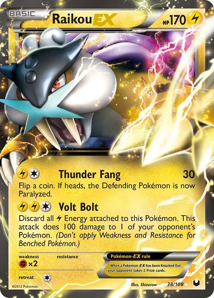 Raikou EX card front