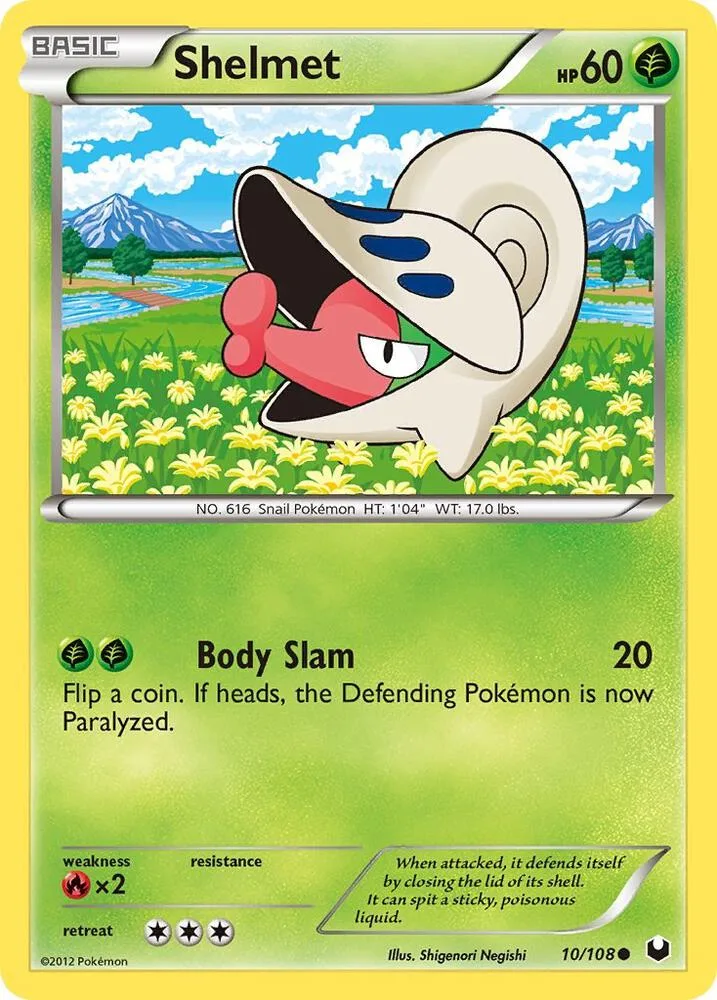 Shelmet card front
