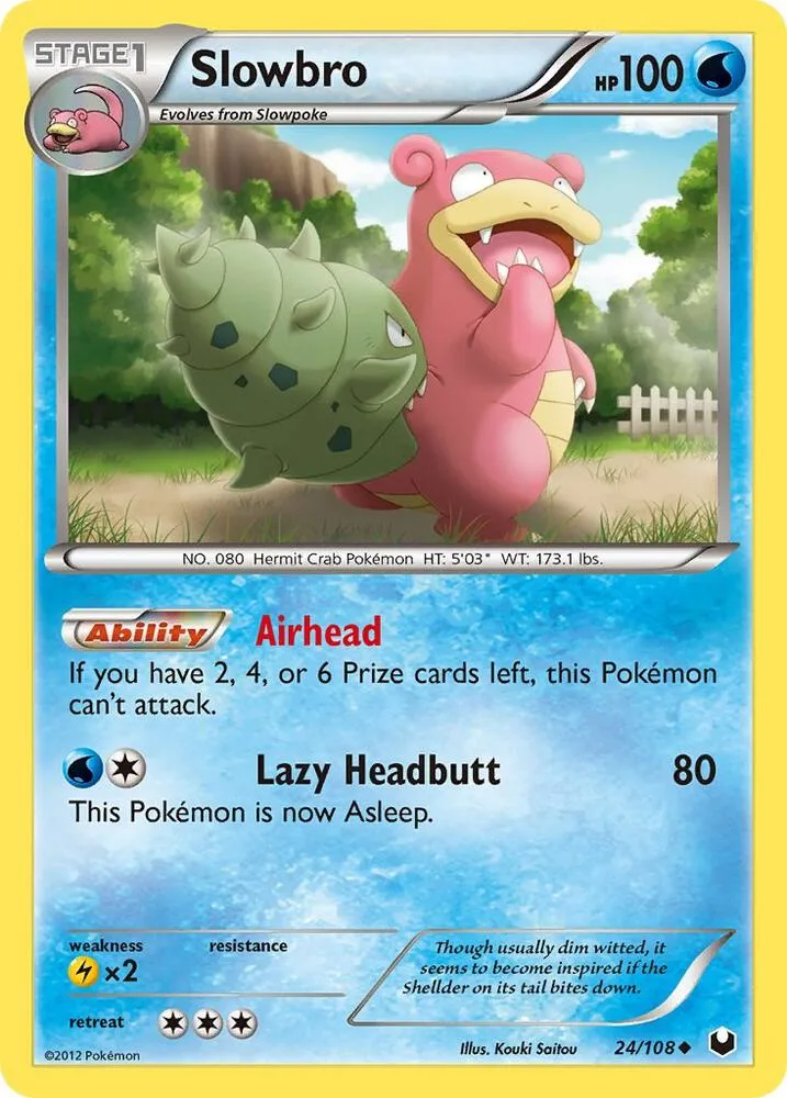 Slowbro card front