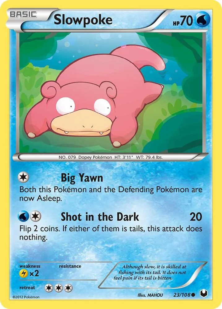 Slowpoke card front