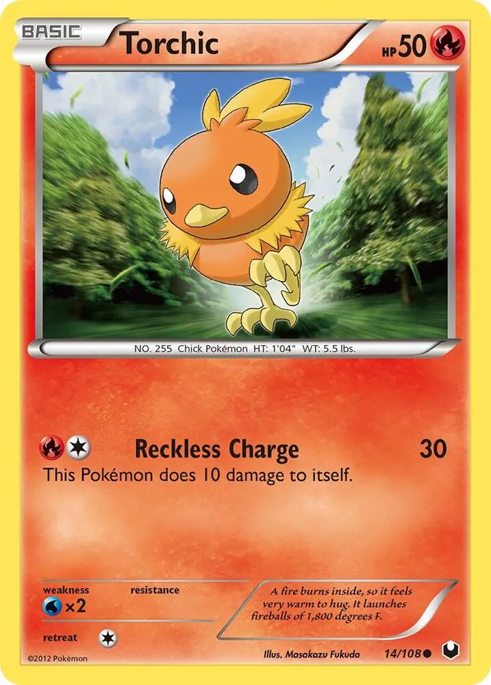 Torchic card front