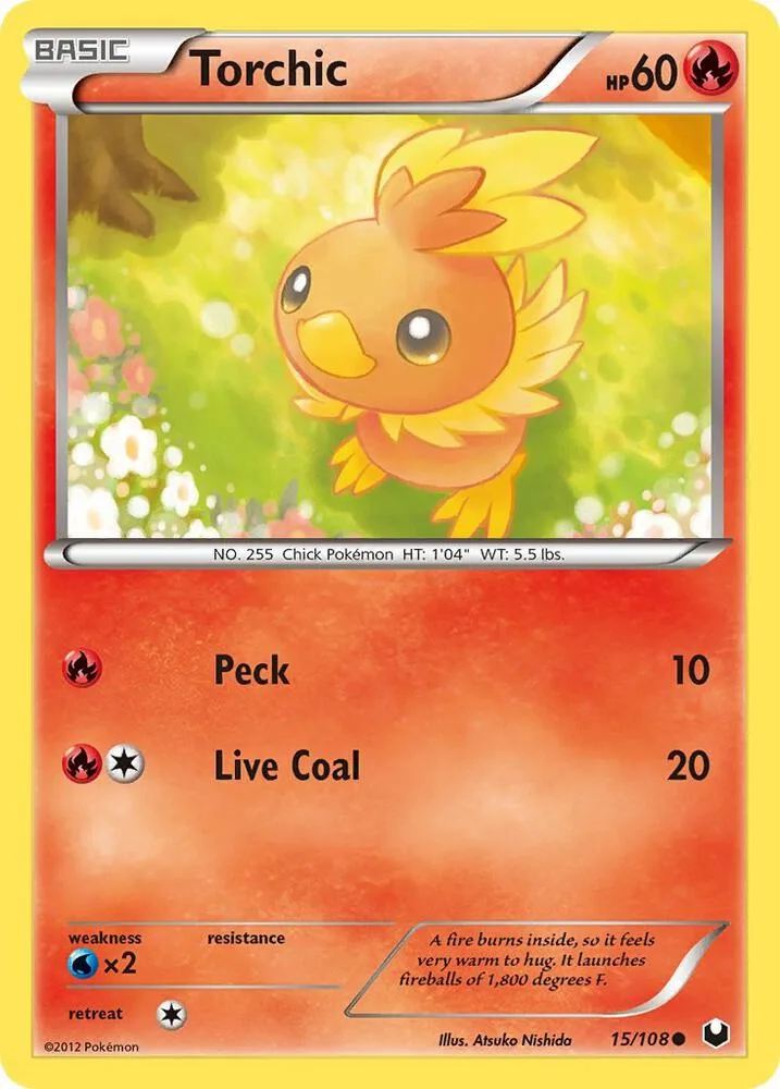 Torchic card front
