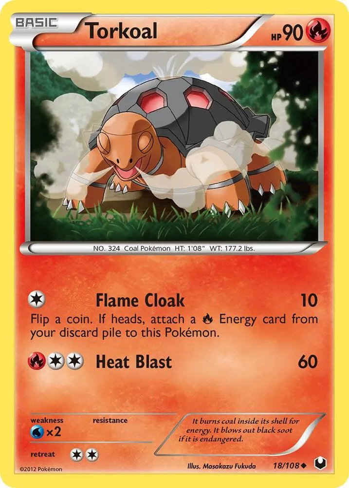 Torkoal card front