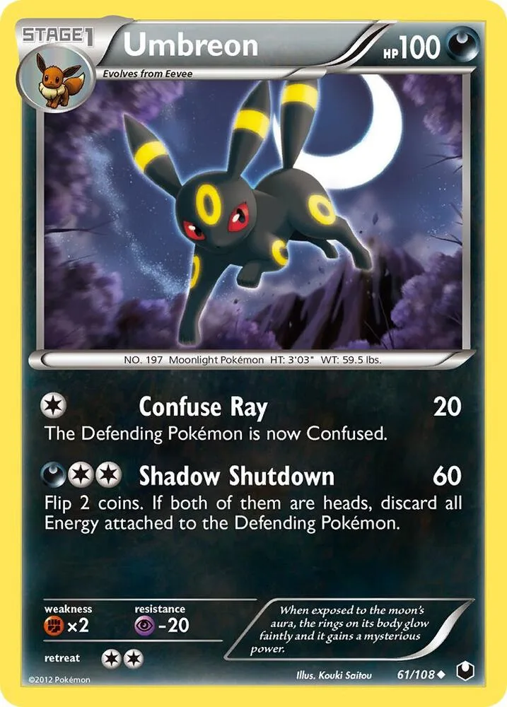 Umbreon Reverse Holofoil card